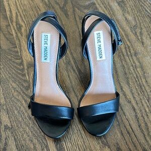 Steve Madden Black Women's Sandals
